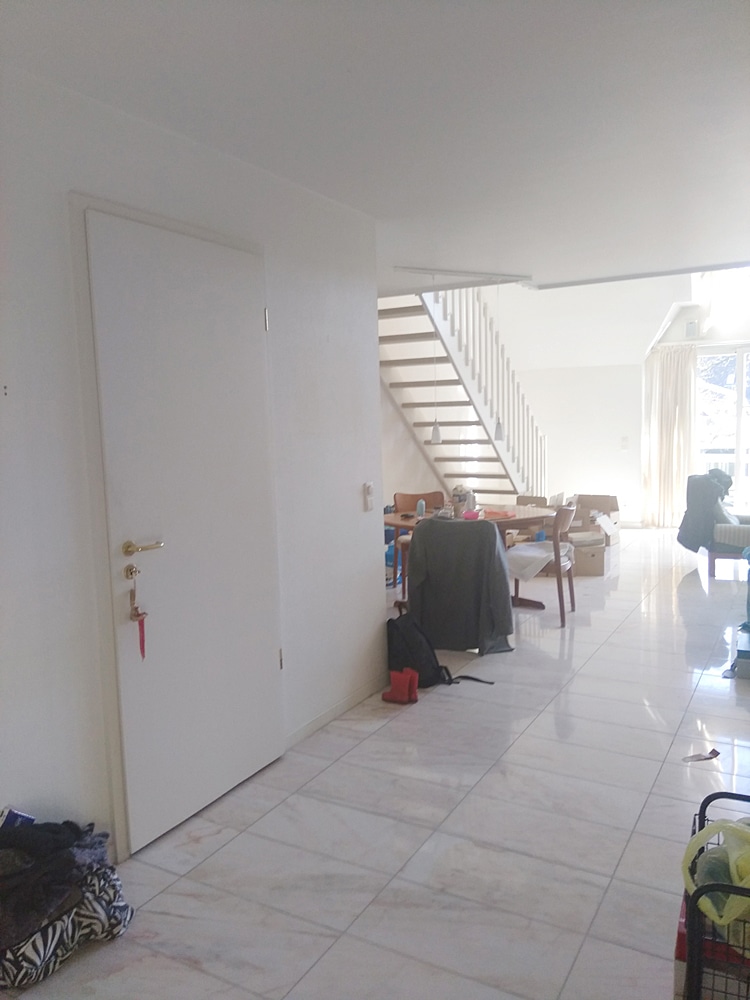 Flur vorher Homestaging