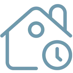 Haus mit Uhr Kurzzeitvermietung