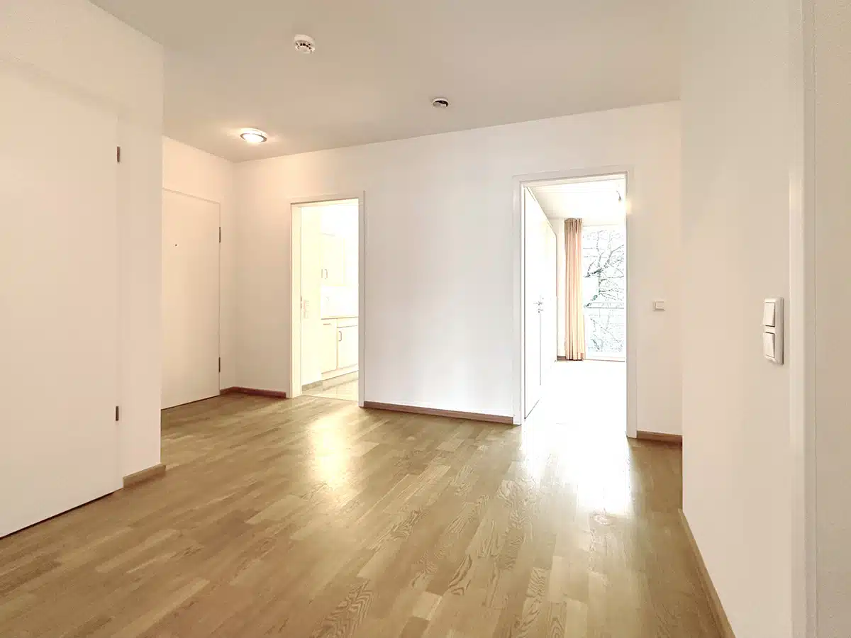 Flurbereich ohne Home Staging in Hamburg Eppendorf