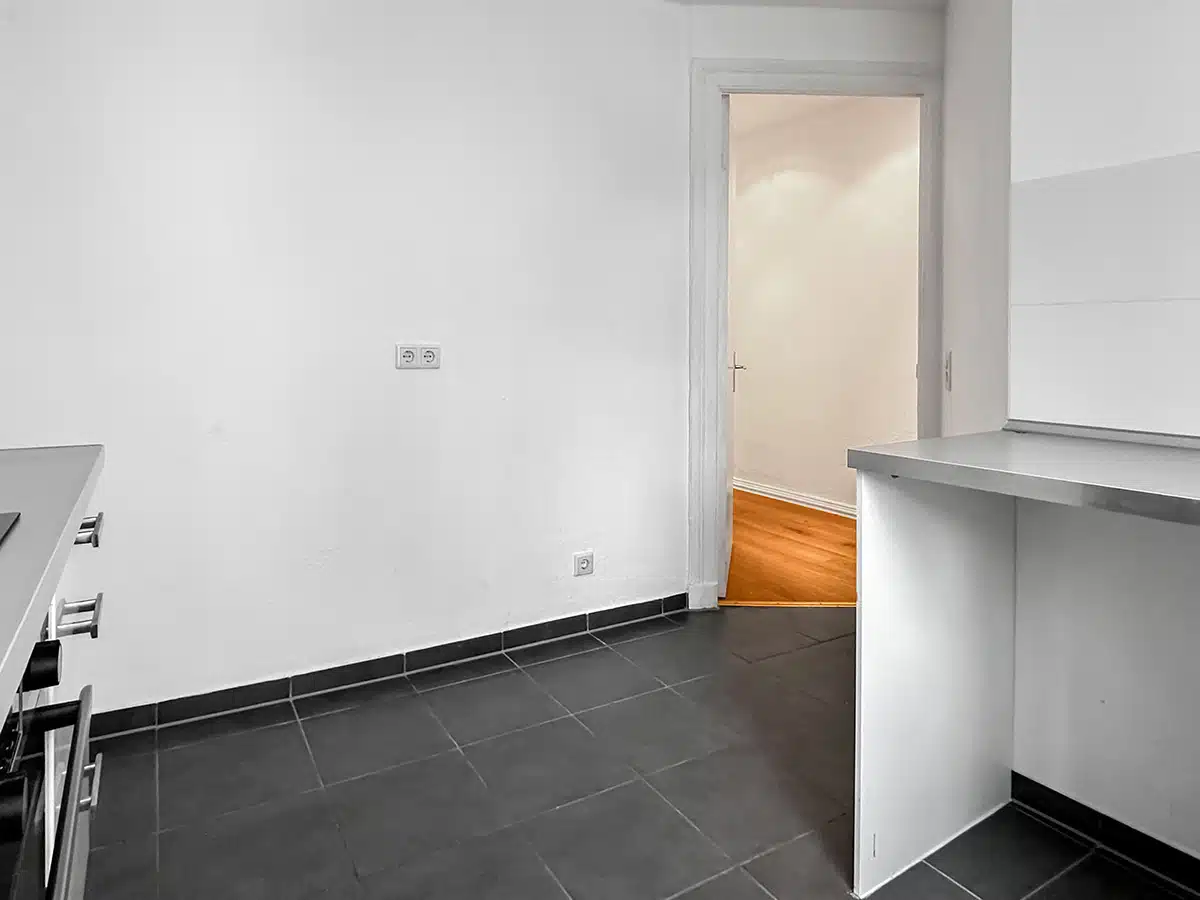 Wohnküche in Hamburg Eimsbüttel ohne Home Staging