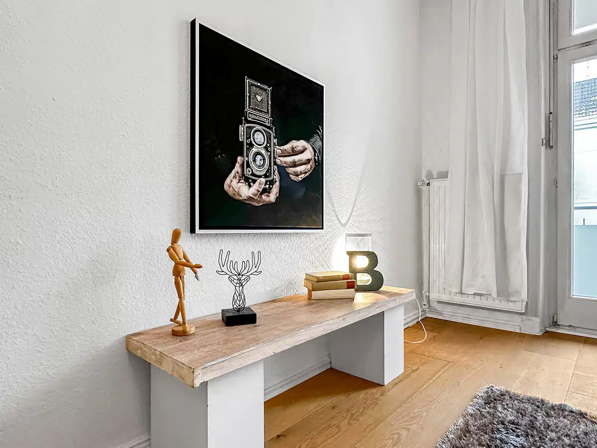 Wohnzimmer mit Home Staging in Hamburg