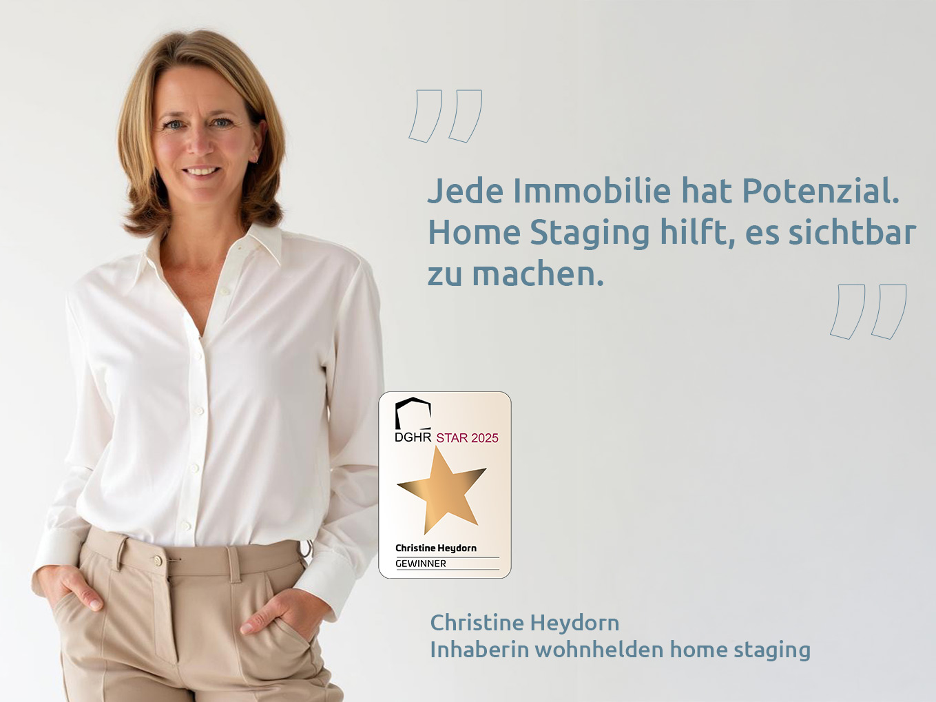 Christine Heydorn IHK zertifizierte Home Stagerin in Hamburg