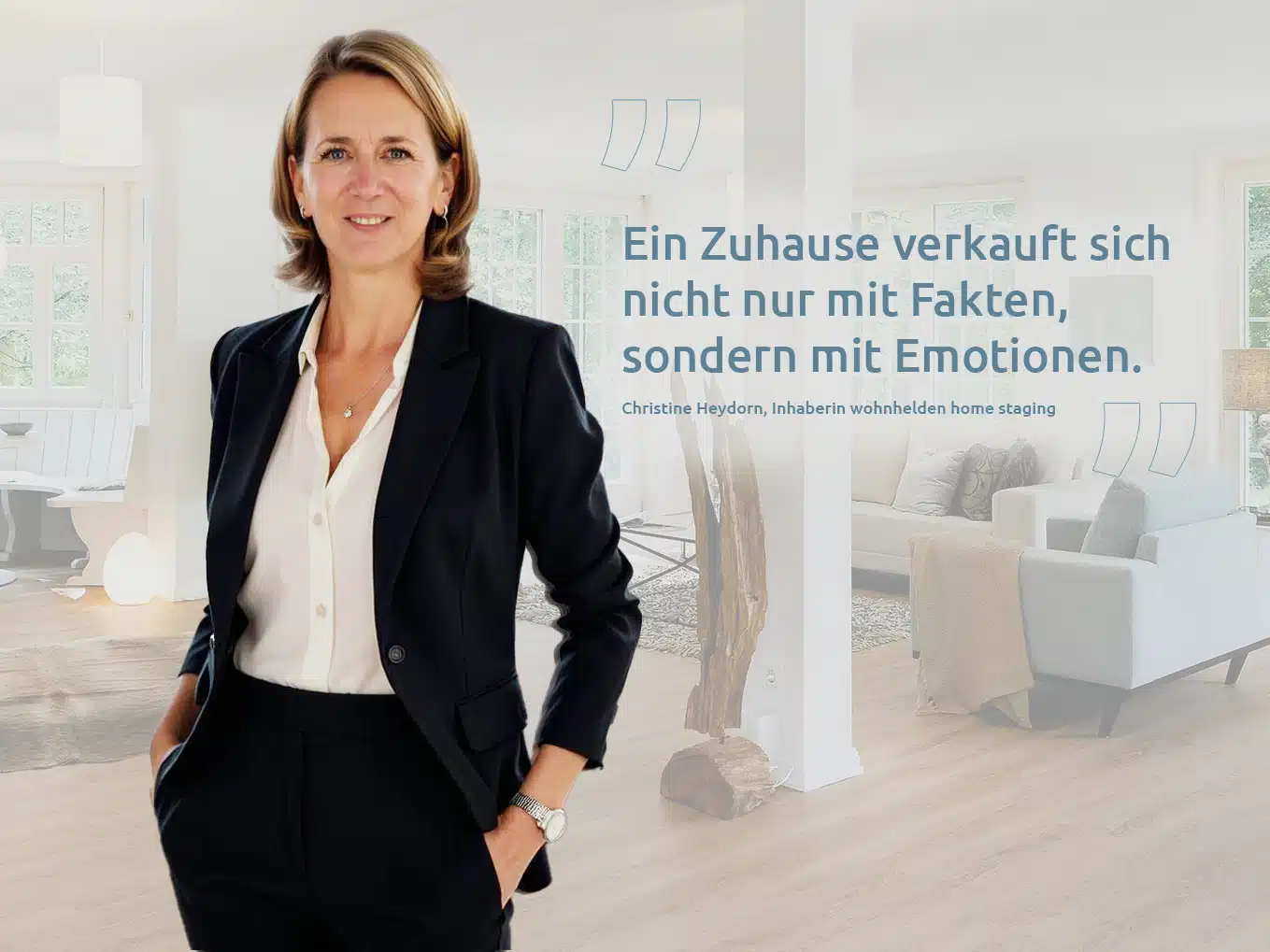 Christine Heydorn IHK zertifizierte Home Stagerin in Hamburg