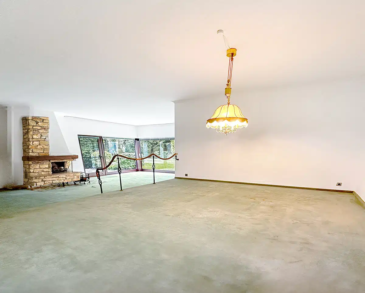 Essbereich in einem Bungalow in Hamburg ohne Home Staging