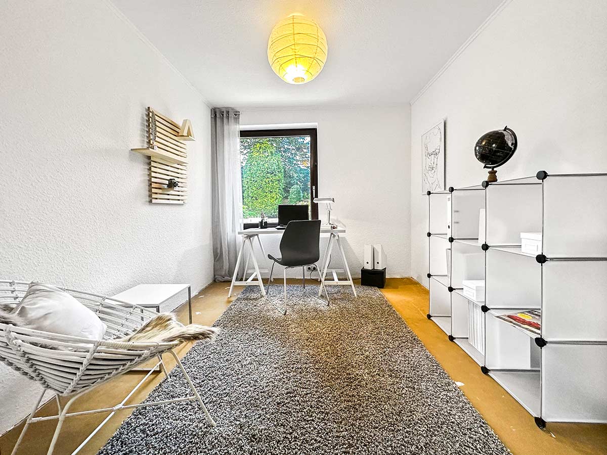 Home Office mit Home Staging im Bungalow in Henstedt Ulzburg