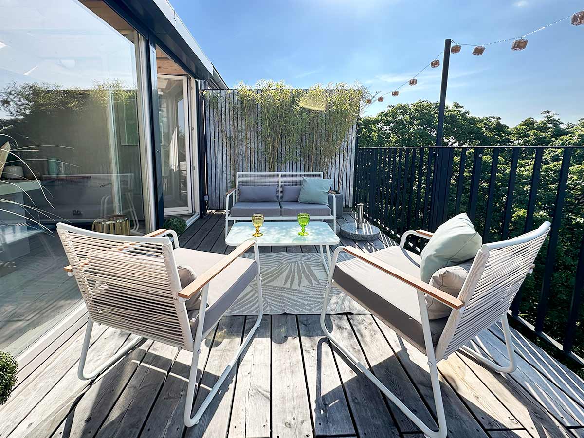 Dachterrasse in Hamburg Eppendorf